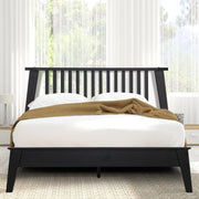 Kaylin Bed Frame with Headboard Solid Wood Platform Bed