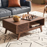 Ensley Coffee Table, Mid Century Modern Coffee Table with Storage, Rectangle Living Room Tables, Center Table