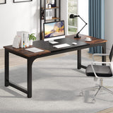 Modern Computer Desk, 70.8 x 31.5 inch Large Office Desk Computer Table