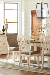 Bolanburg French Country Dining Room Server, Two-tone White