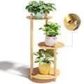 Plant Stand Indoor, 3 Tiers Plant Stand Bamboo Plant Shelf Corner Plant Stands