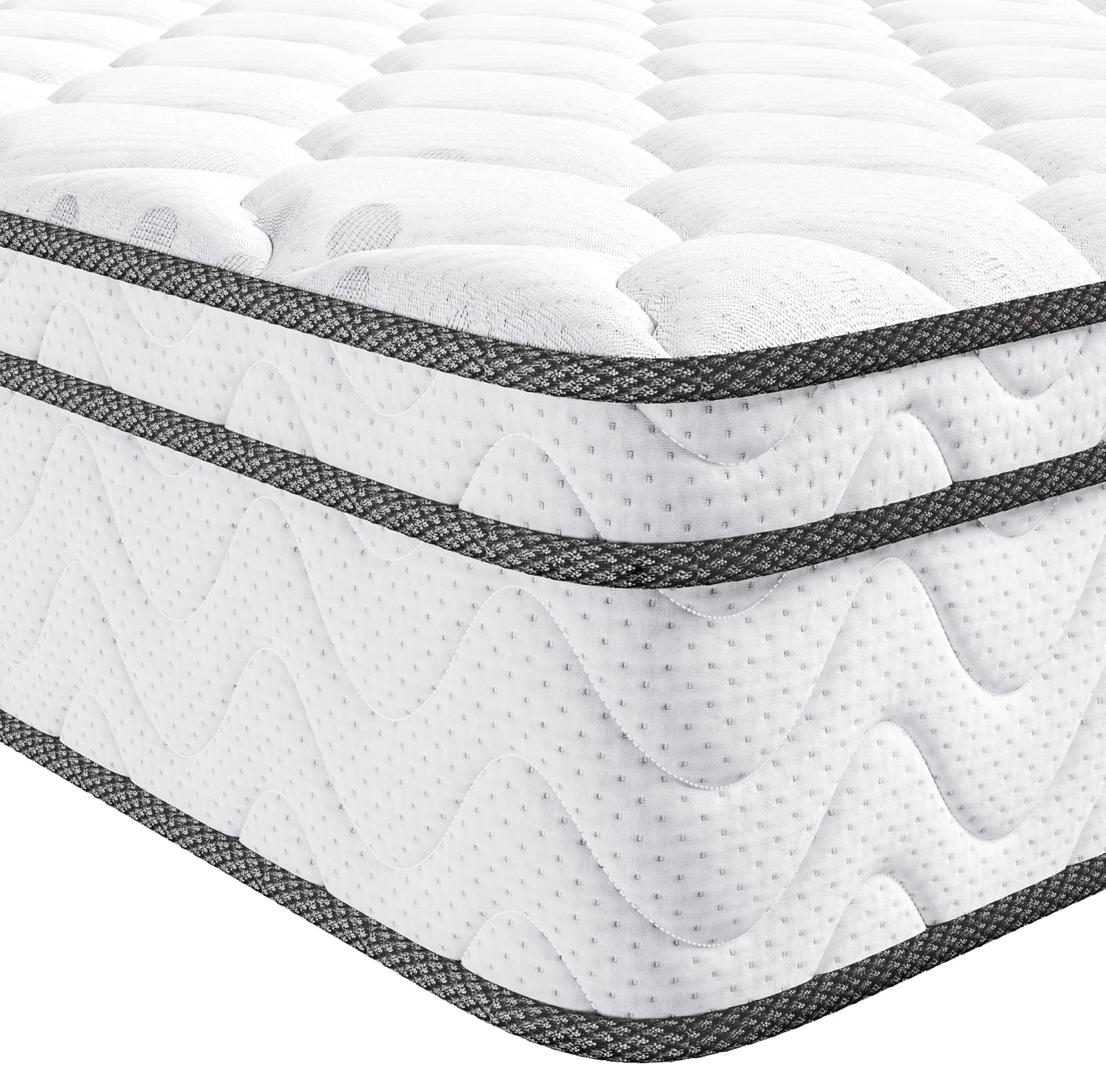 Queen Mattress, 10 Inch Hybrid Mattress