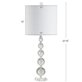 JYL5002A-SET2 Nala 28.5" Crystal LED Table Lamp Transitional