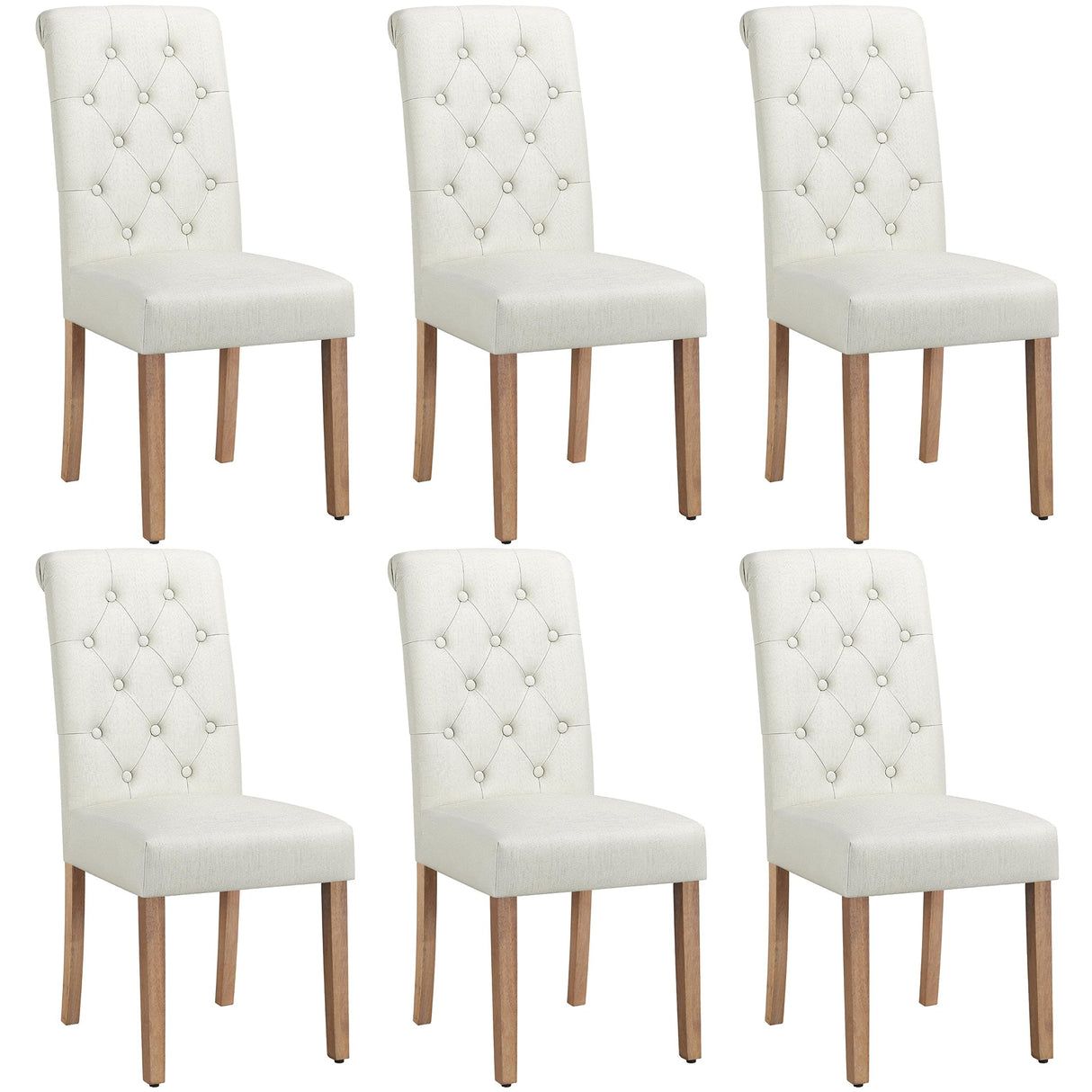 Diner Chair Upholstered Fabric Dining Room Chairs