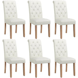 Diner Chair Upholstered Fabric Dining Room Chairs