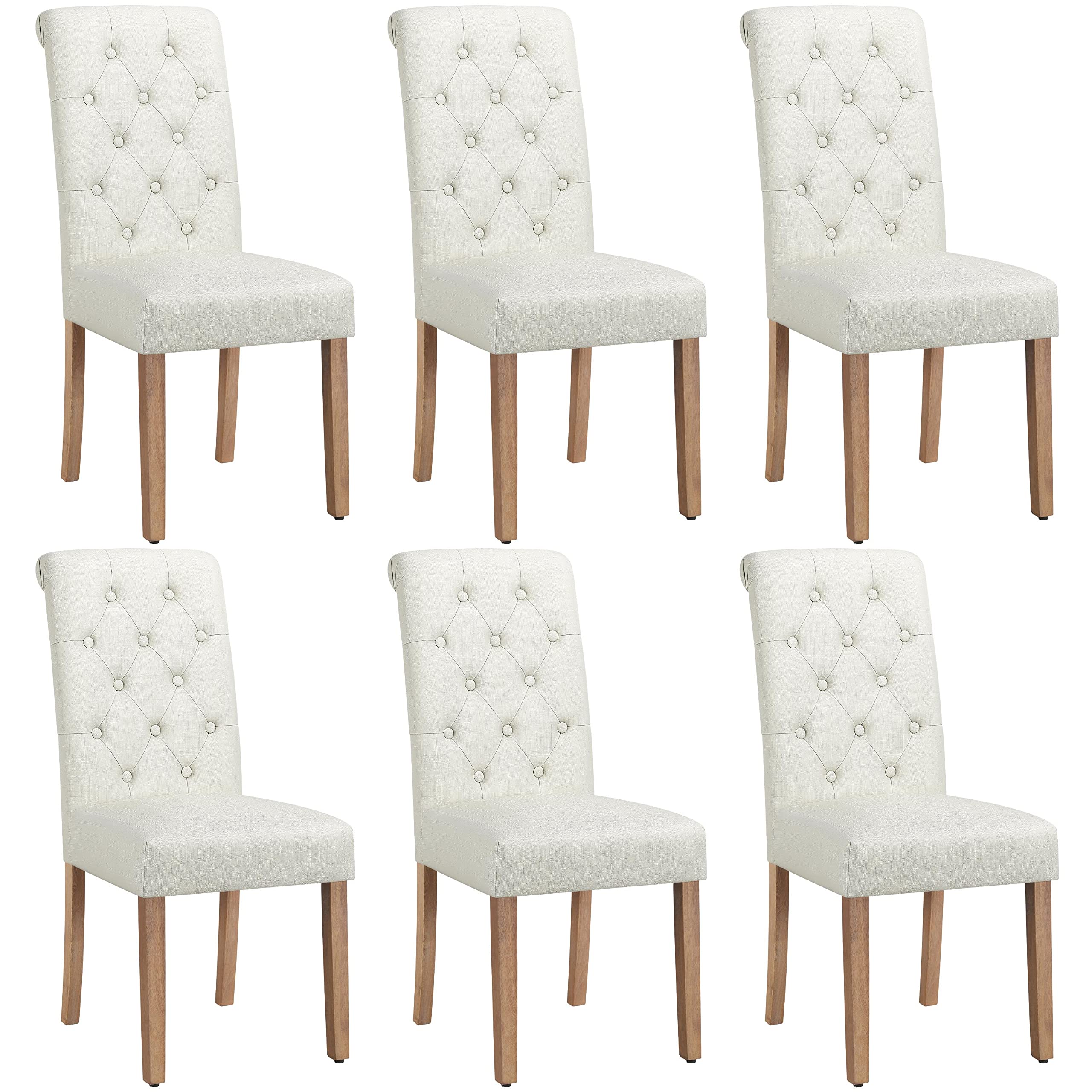 Diner Chair Upholstered Fabric Dining Room Chairs