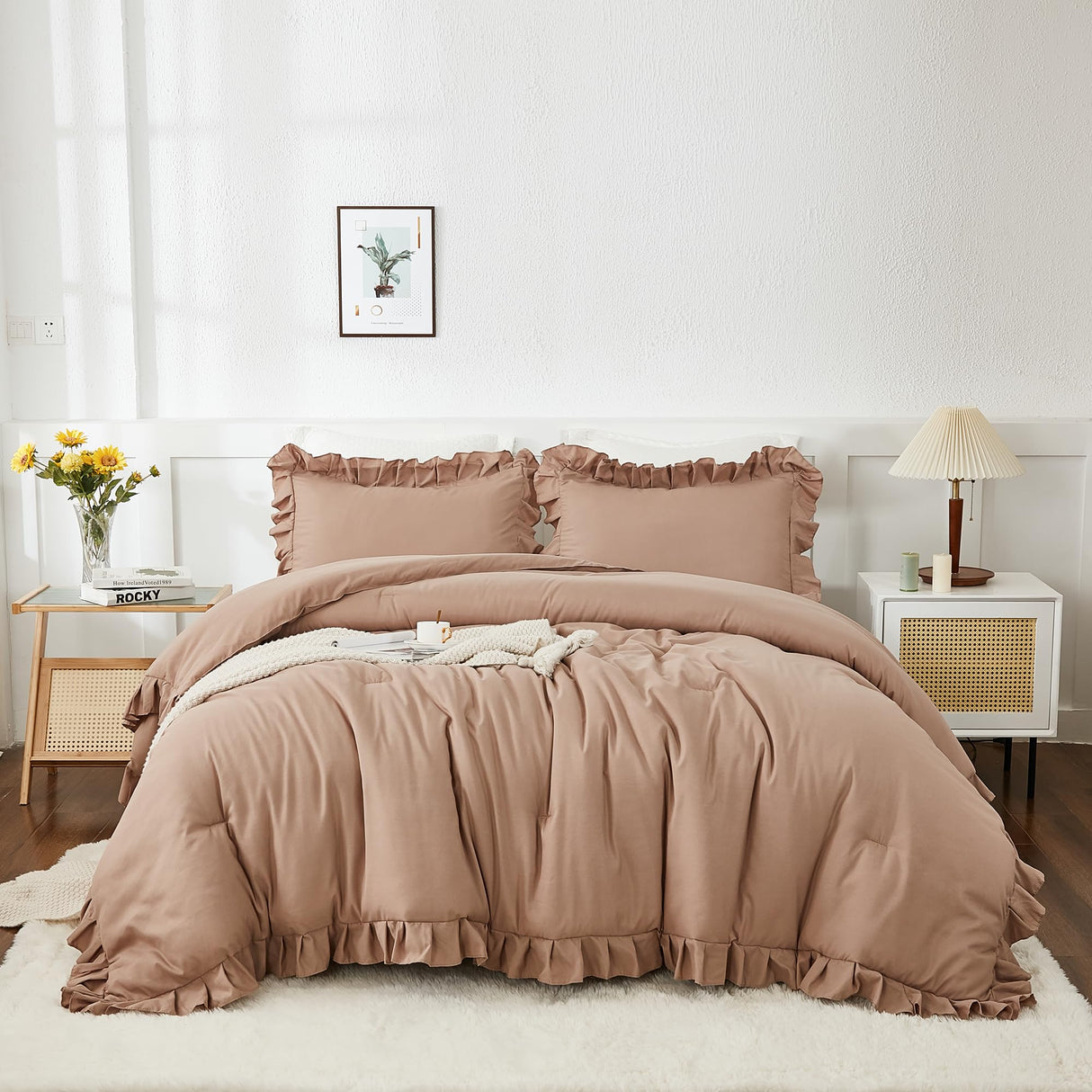 Taupe Full Size Comforter Set