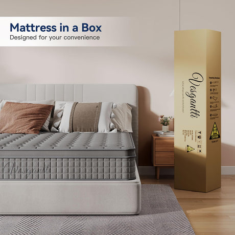 Full Mattress 10 Inch Innerspring Multilayer Hybrid Full Mattress