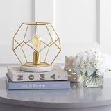 JYL1047A James 10" Metal/Marble LED Table Lamp Midcentury