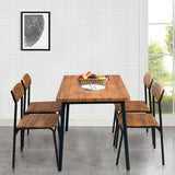 43 Inch Dining Table Set for 4