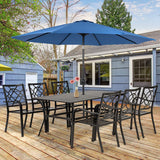 Outdoor Dining Table Patio Slat Table Top