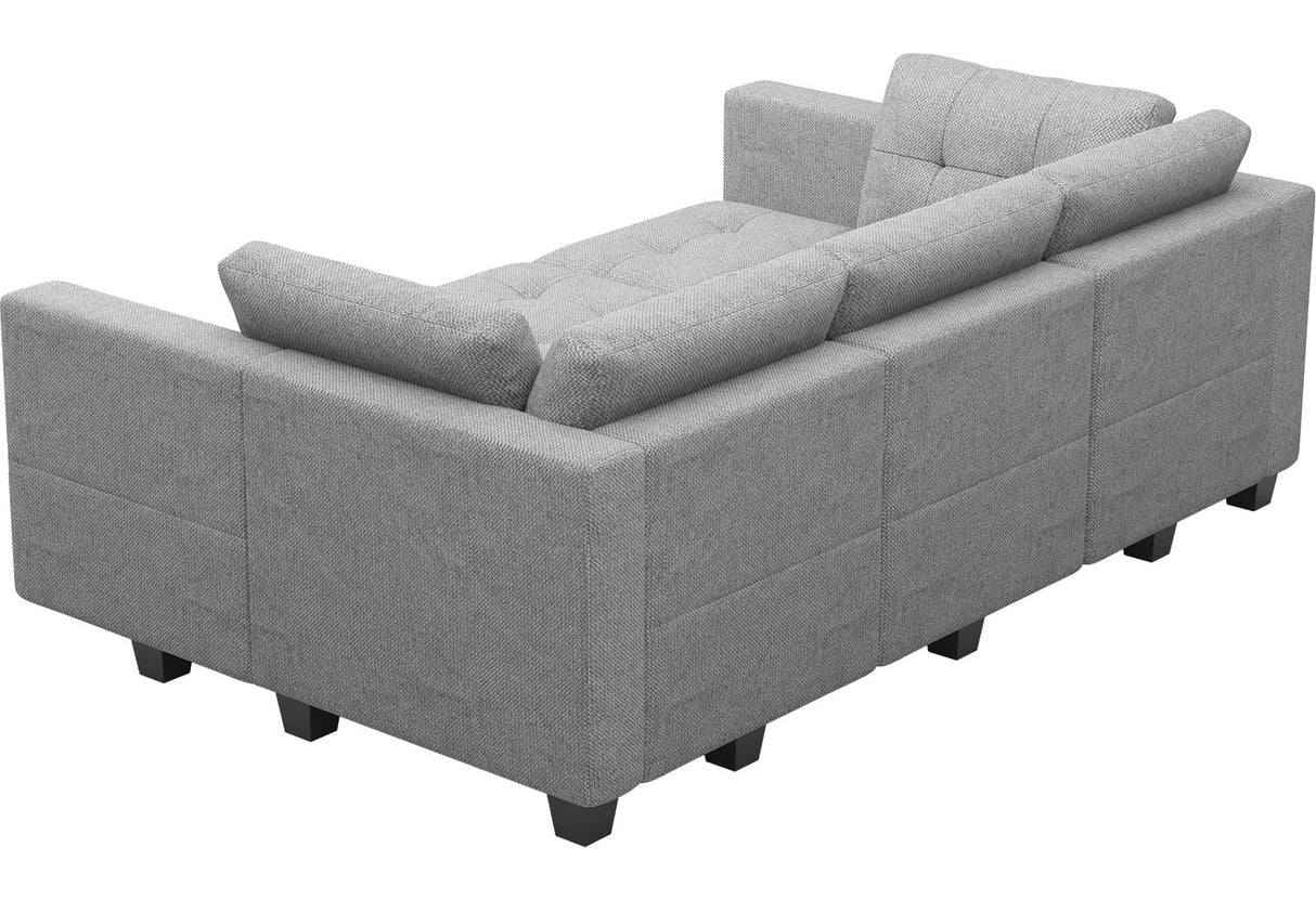 Convertible Sectional Sleeper Sofa Bed Modular Sofa Sleeper Couch Set