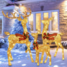 Lighted Christmas Decoration Reindeer Family