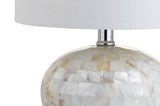 JYL1022A Wilson 16" Seashell LED Table Lamp Coastal Cottage Bedside