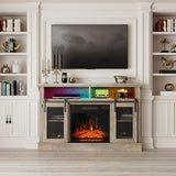 Recessed Fireplace Heater with Low Noise