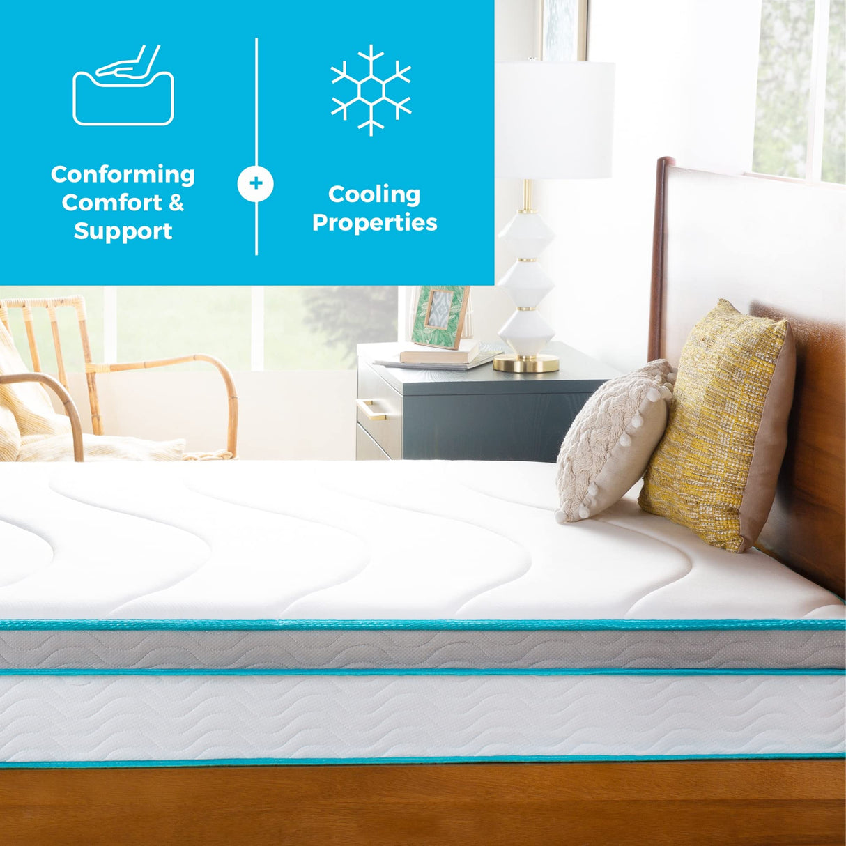 8 Inch Memory Foam and Innerspring Hybrid Mattress