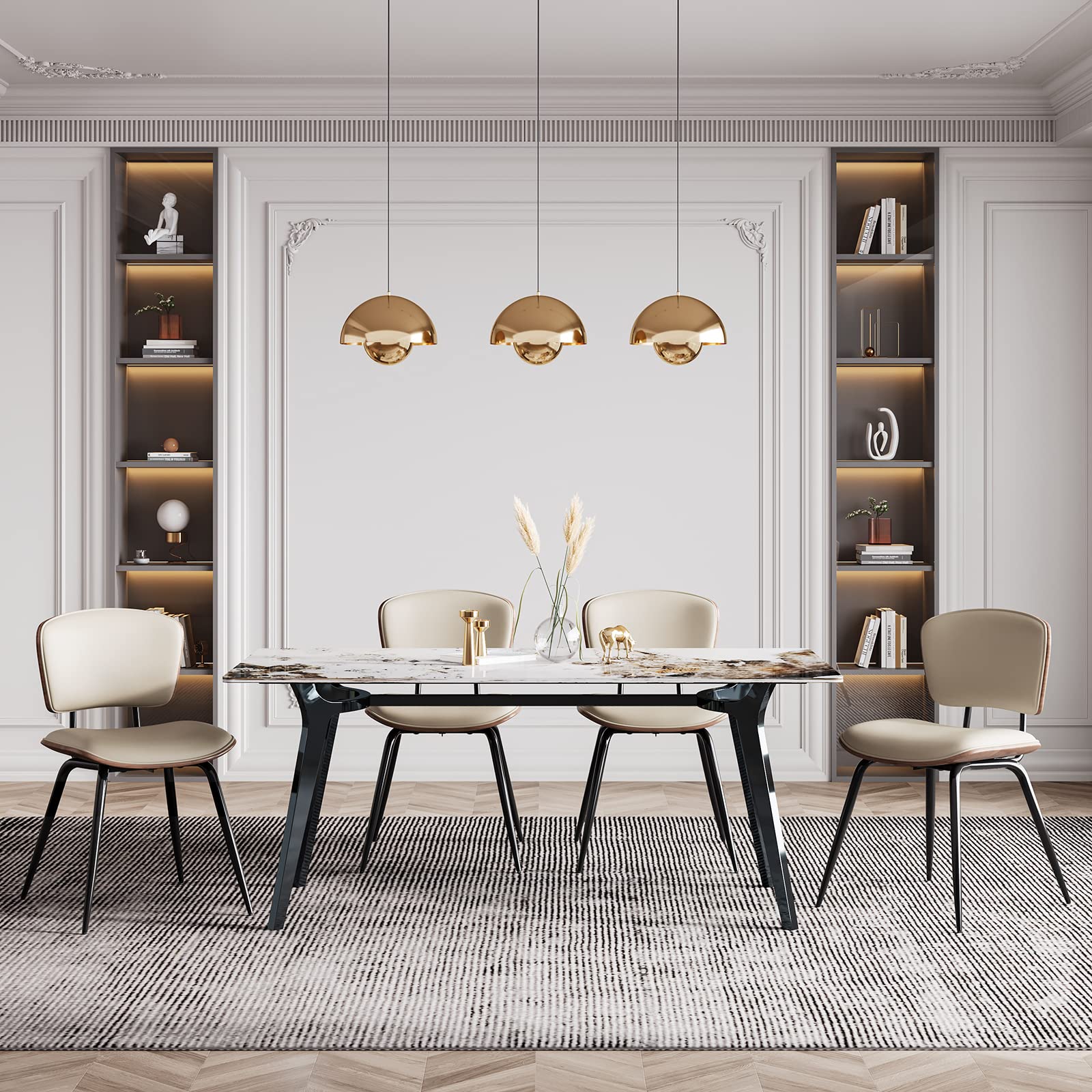 Dining Chairs Mid Century Modern Dining Chairs for Kitchen Dining