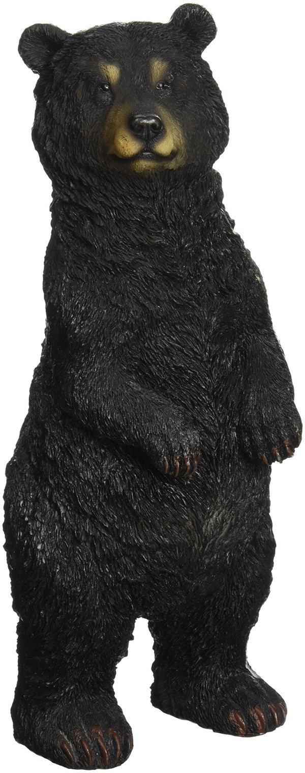 Black Bear Statue Standing, Multicolored