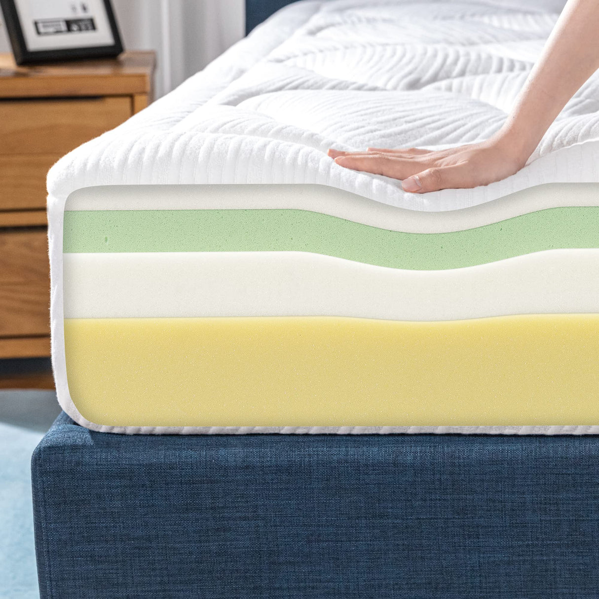 inch Cloud Memory Foam Mattress, Pressure Relieving