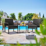 Patio Set Outdoor Wicker Furniture Sets Modern Rattan Chair Conversation Sets