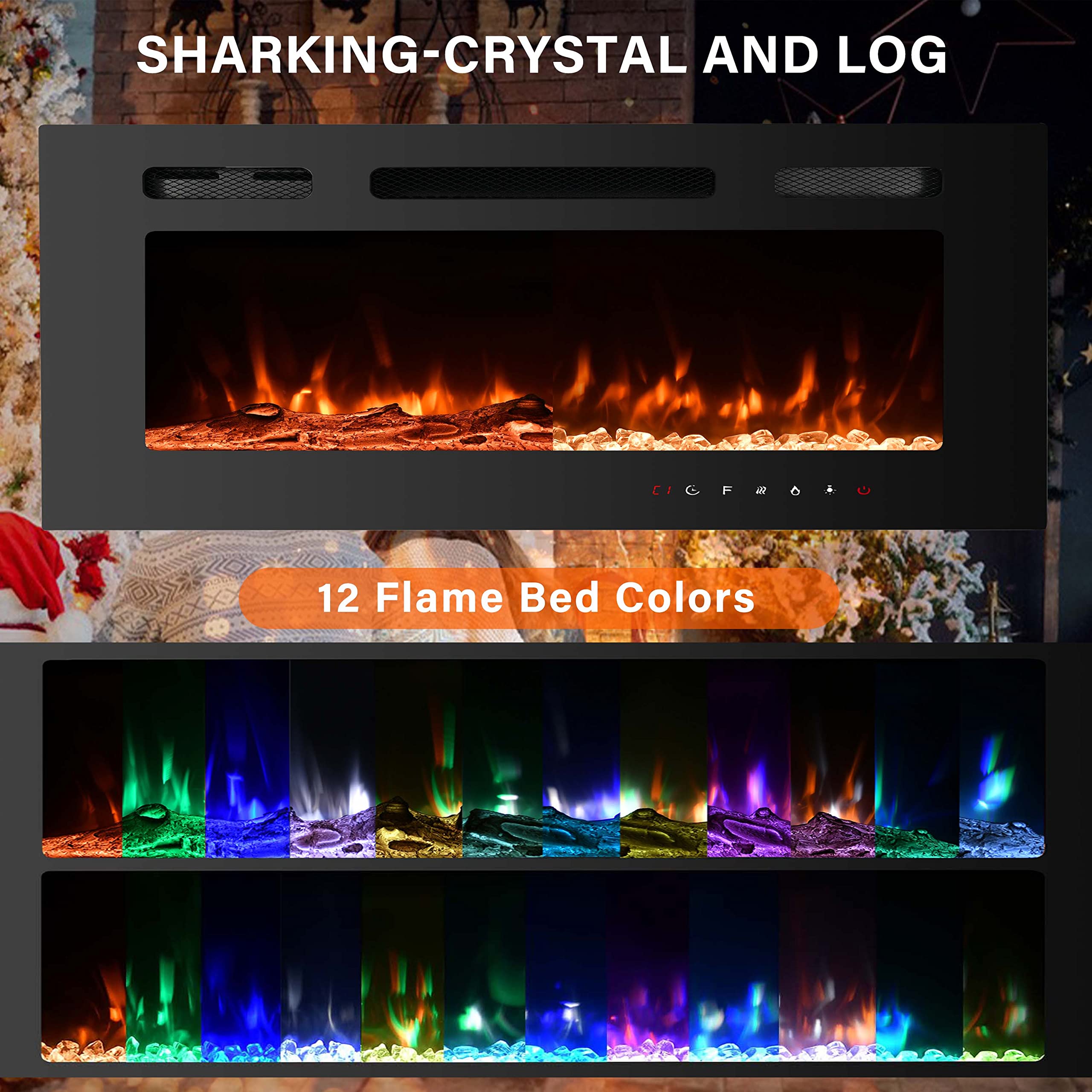 Wall Mounted Fireplace Led Wall Mounted Heater
