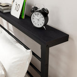 4.7" Headboard Shelf, Heavy-Duty Platform Bed Frame