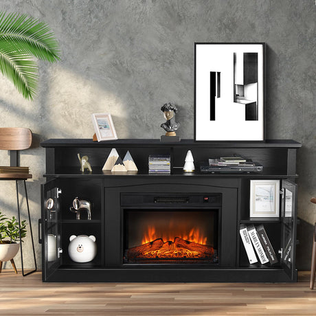 Electric Fireplace TV Stand for TVs Up to 65 Inches