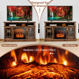 Electric Fireplace TV Stand for TVs Up to 55 Inche