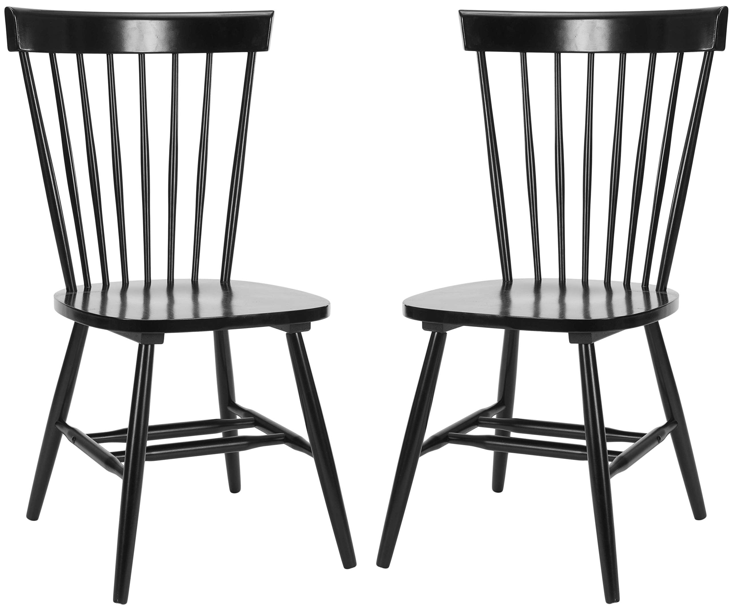 American Homes Collection Parker Country Farmhouse Wood Black