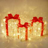 Christmas Lighted Boxes