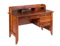 Eleanor Executive Desk Wood Grain, Golden Cherry