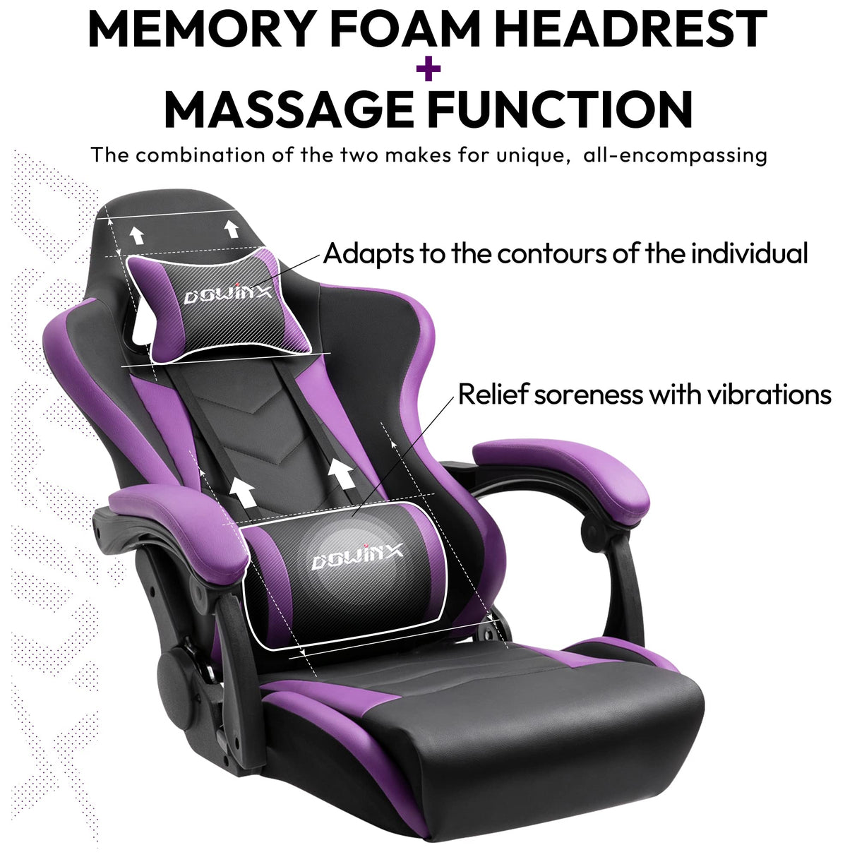 Gaming Chair Ergonomic Racing Style Recliner