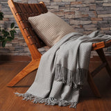 Silk Throw Blanket with Fringe, Pure Mulberry Silk, Naturally Soft