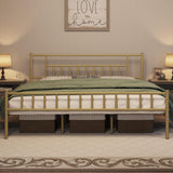 13 inch King Size Metal Bed Frame with Headboard and Footboard Platform