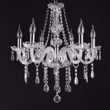 Modern Elegant 6 Lights K9 Crystal Glass Chandelier Pendant Ceiling