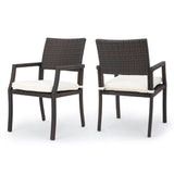 Rhode Island Outdoor Wicker Dining Chairs