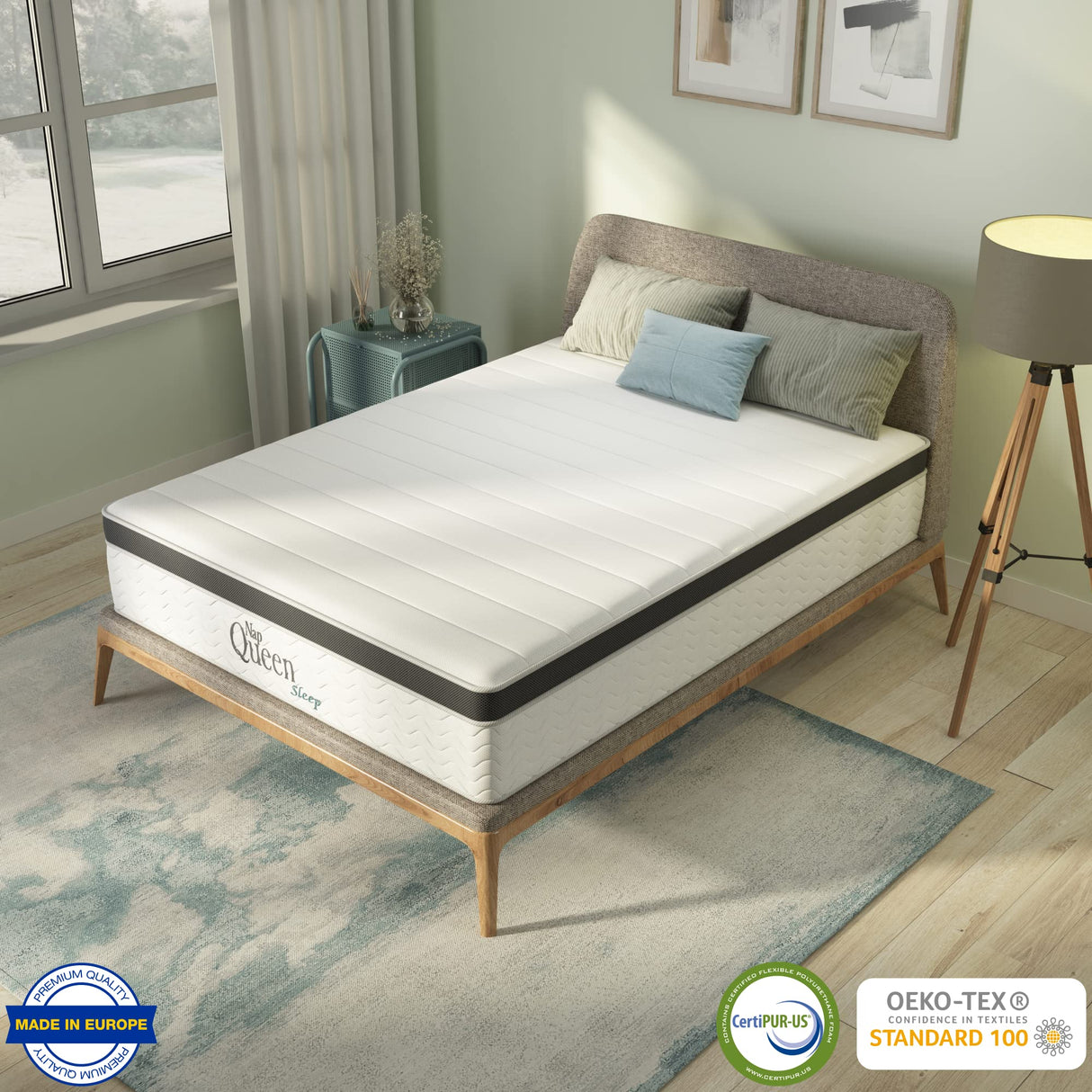 8 Inch Maxima Hybrid Cooling Gel Infused Memory Foam and Innerpring Mattress