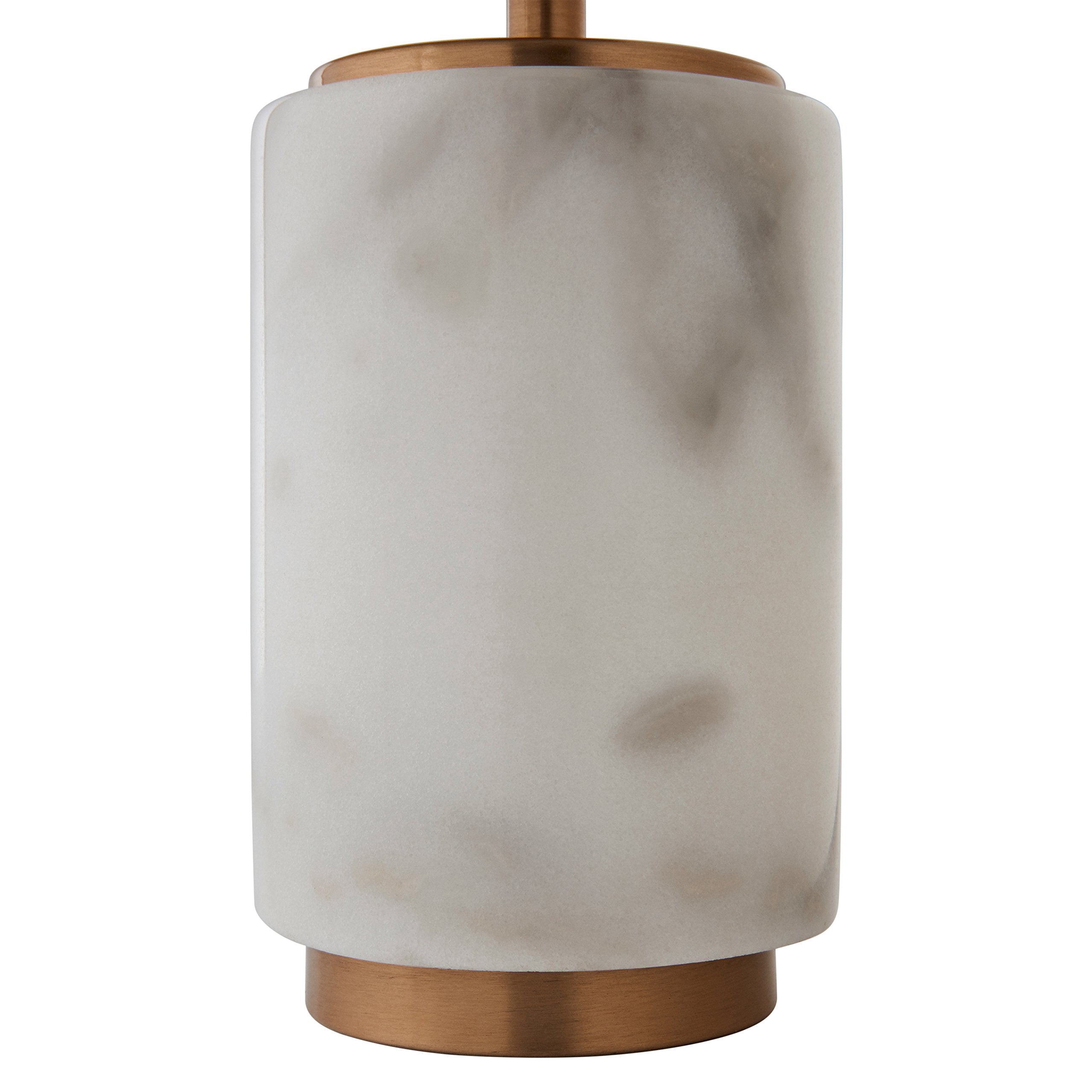 Mid Century Modern Marble and Brass Table Decor Lamp