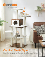 Woody Wonders Cat Tree Modern Cat Tower for Indoor Cats