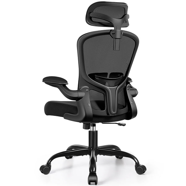 Office Chair Ergonomic Desk Chair with Headrest, High Back Computer Chair