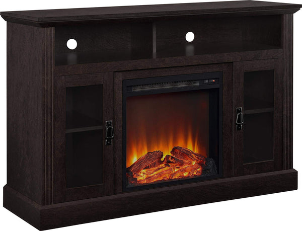 Home Chicago Electric Fireplace TV Console for TVs up to a 50