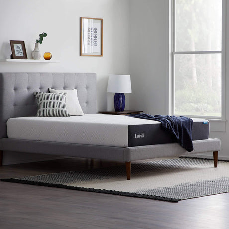 10 Inch Memory Foam Mattress - Firm Feel - Bamboo Charcoal