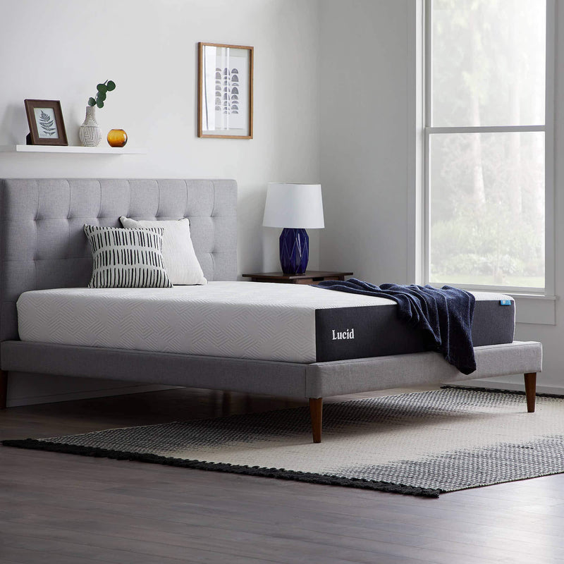 10 Inch Memory Foam Mattress - Firm Feel - Bamboo Charcoal and Gel Infusion