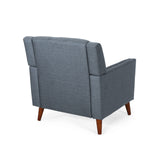 Evelyn Mid Century Modern Fabric Arm Chair