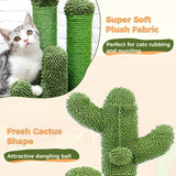 Cat Scratching Post Cactus Cat Scratcher Featurin