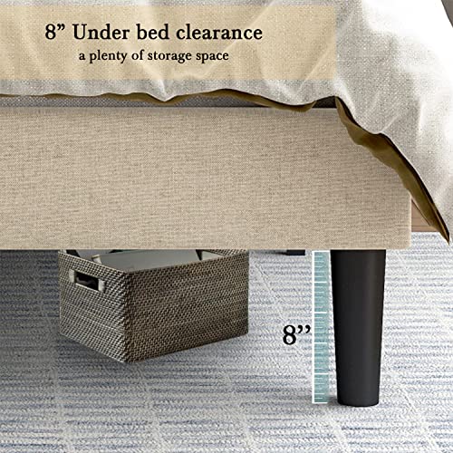 8” Clearance for Extra Storage Under the Bed