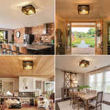 2-Light Farmhouse Flush Mount Ceiling Light