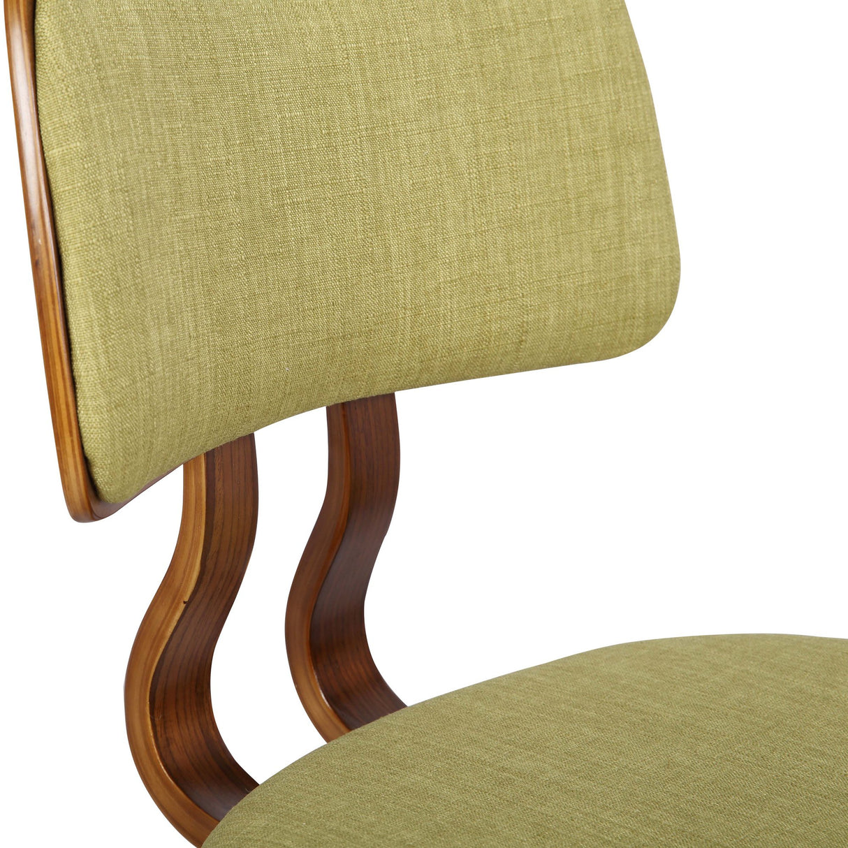 Jaguar Dining Chair in Green Fabric