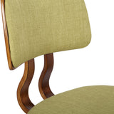 Jaguar Dining Chair in Green Fabric