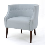 Brandi Fabric Club Chair, Light Sky